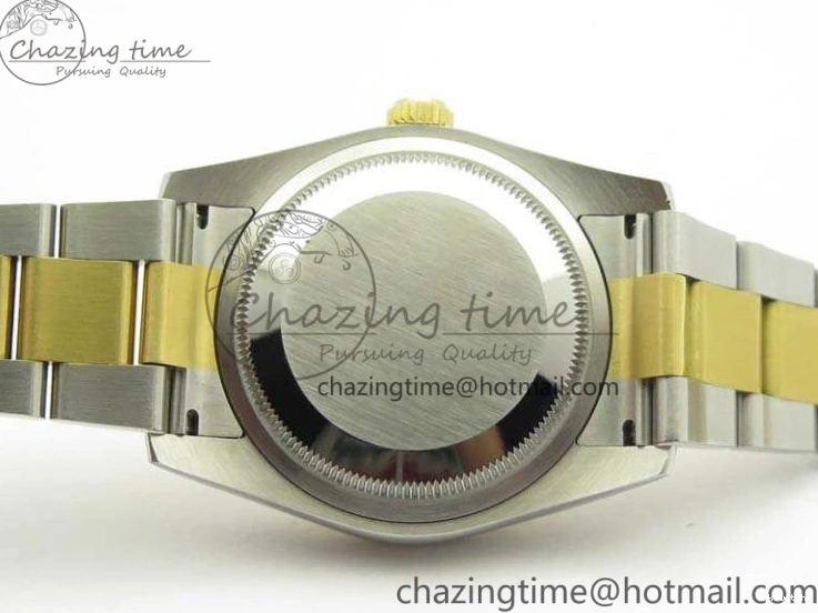 116234 36mm Oyster DJF YG Datejust Edition 1:1 Bracelet V2 Dial On SA3135 Fluted SS White Best Com 1129